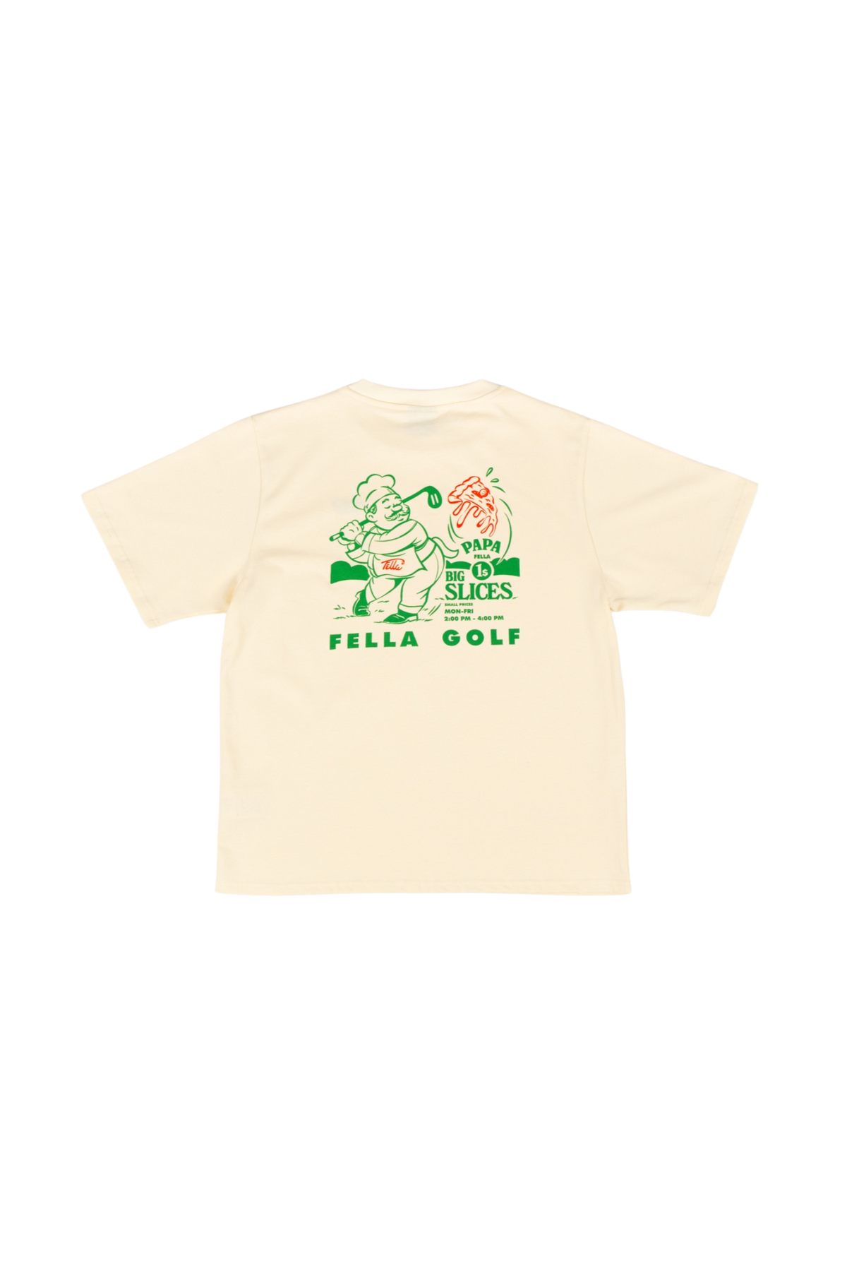 Papa Fella Pizza T-shirt | Fella Golf