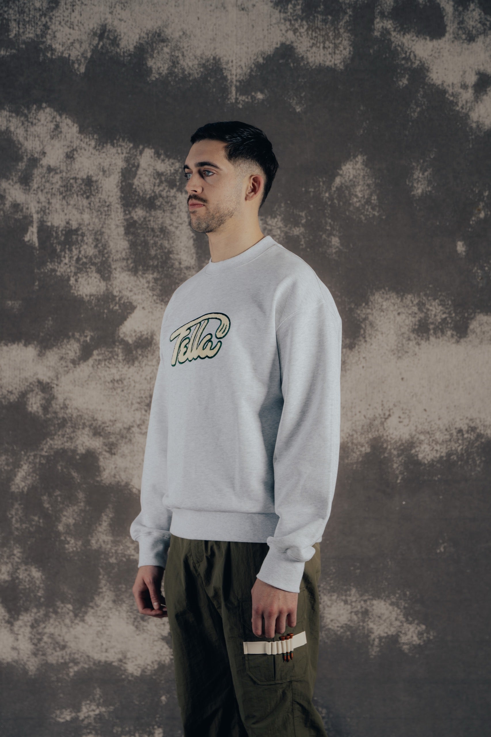 Gavan Oversized Sweater - Heather Grey