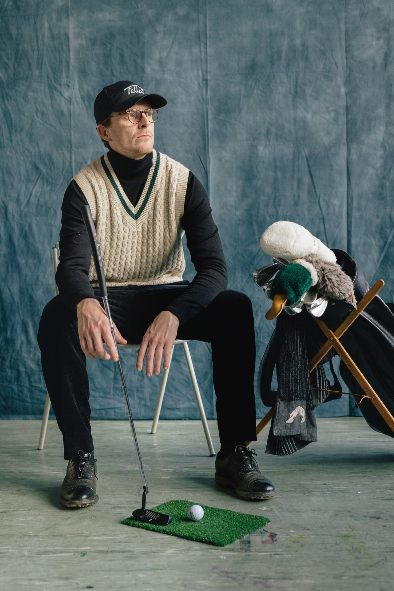 Fred Cashmere Vest | Fella Golf