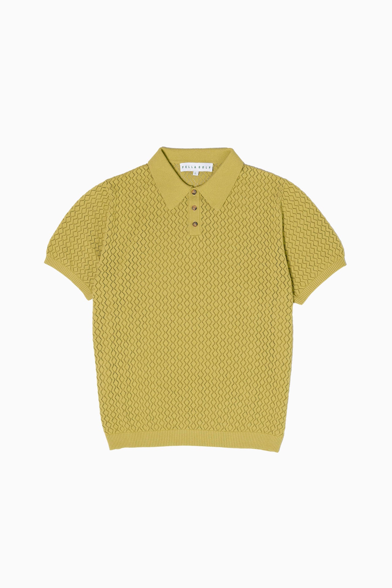 Lionel Chartreuse Knitted Polo