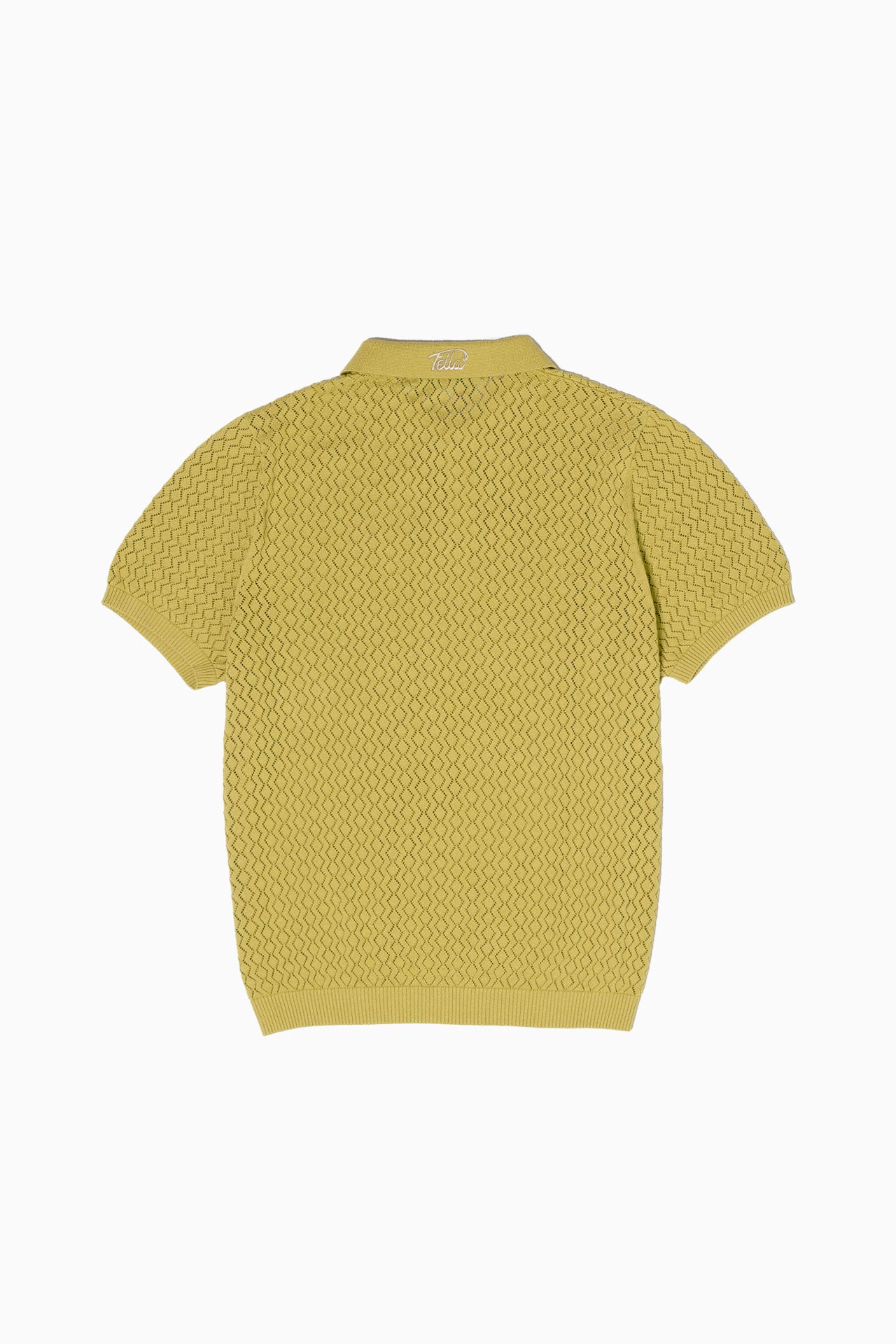 Lionel Chartreuse Knitted Polo