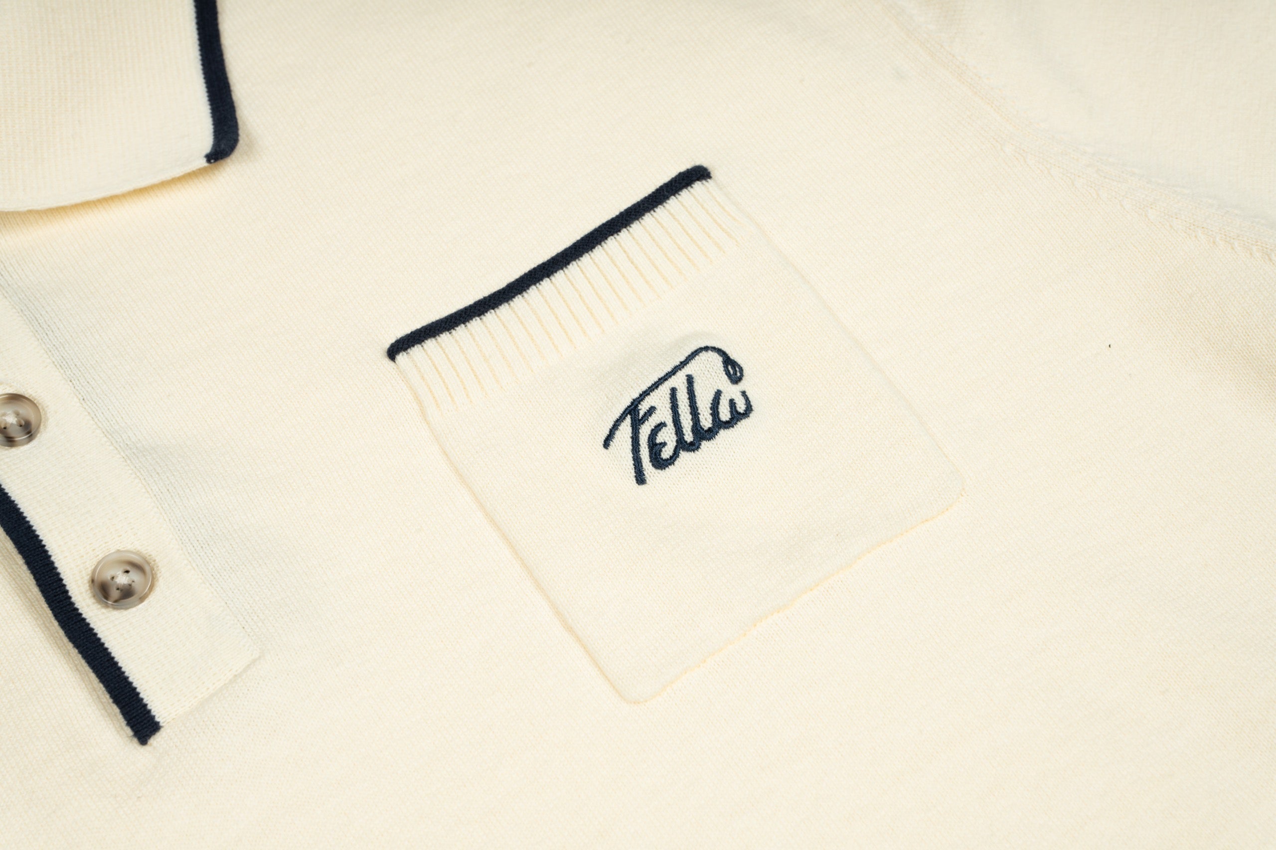 Lionel Contrast Rib Knit Polo
