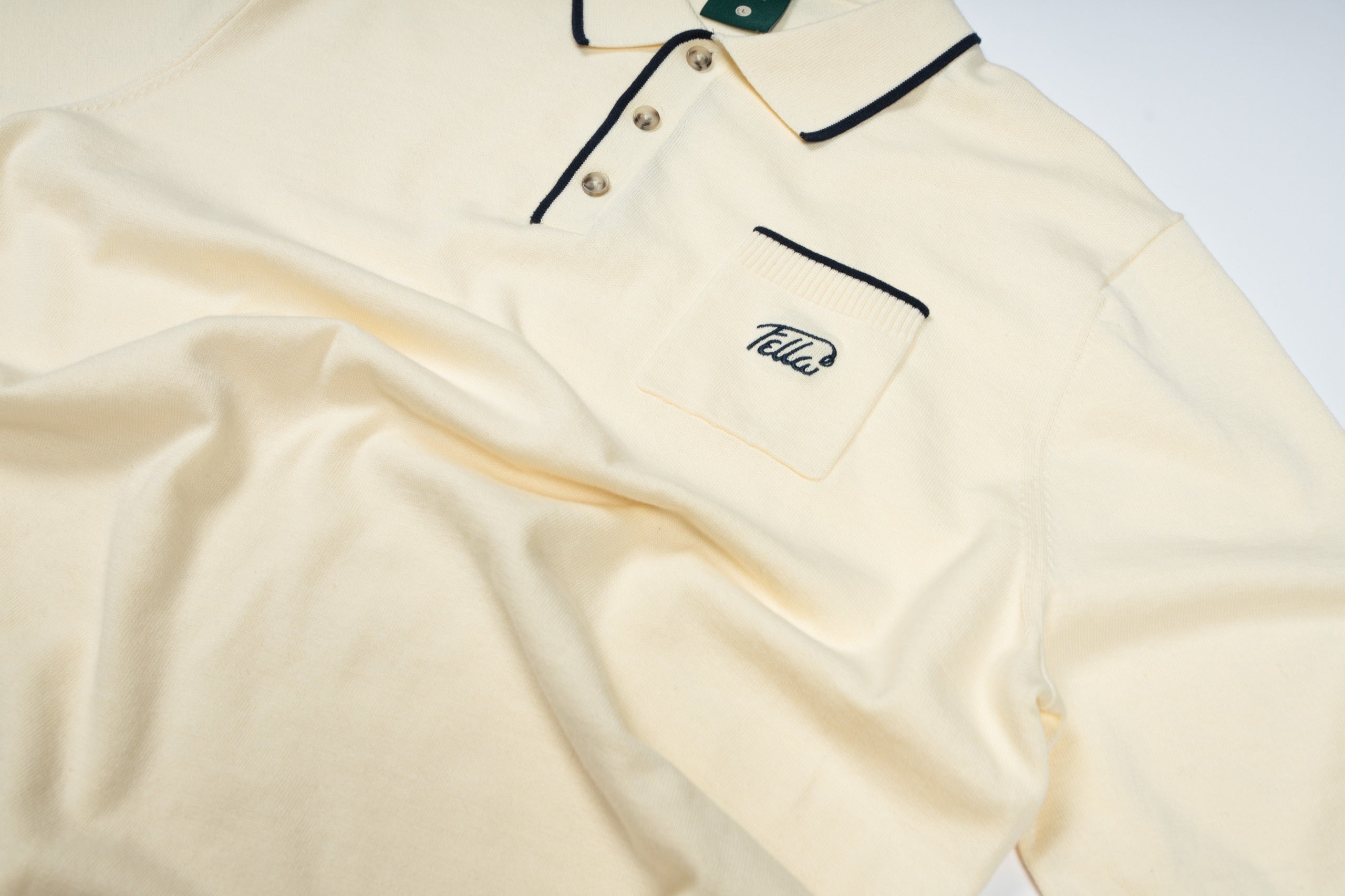 Lionel Contrast Rib Knit Polo