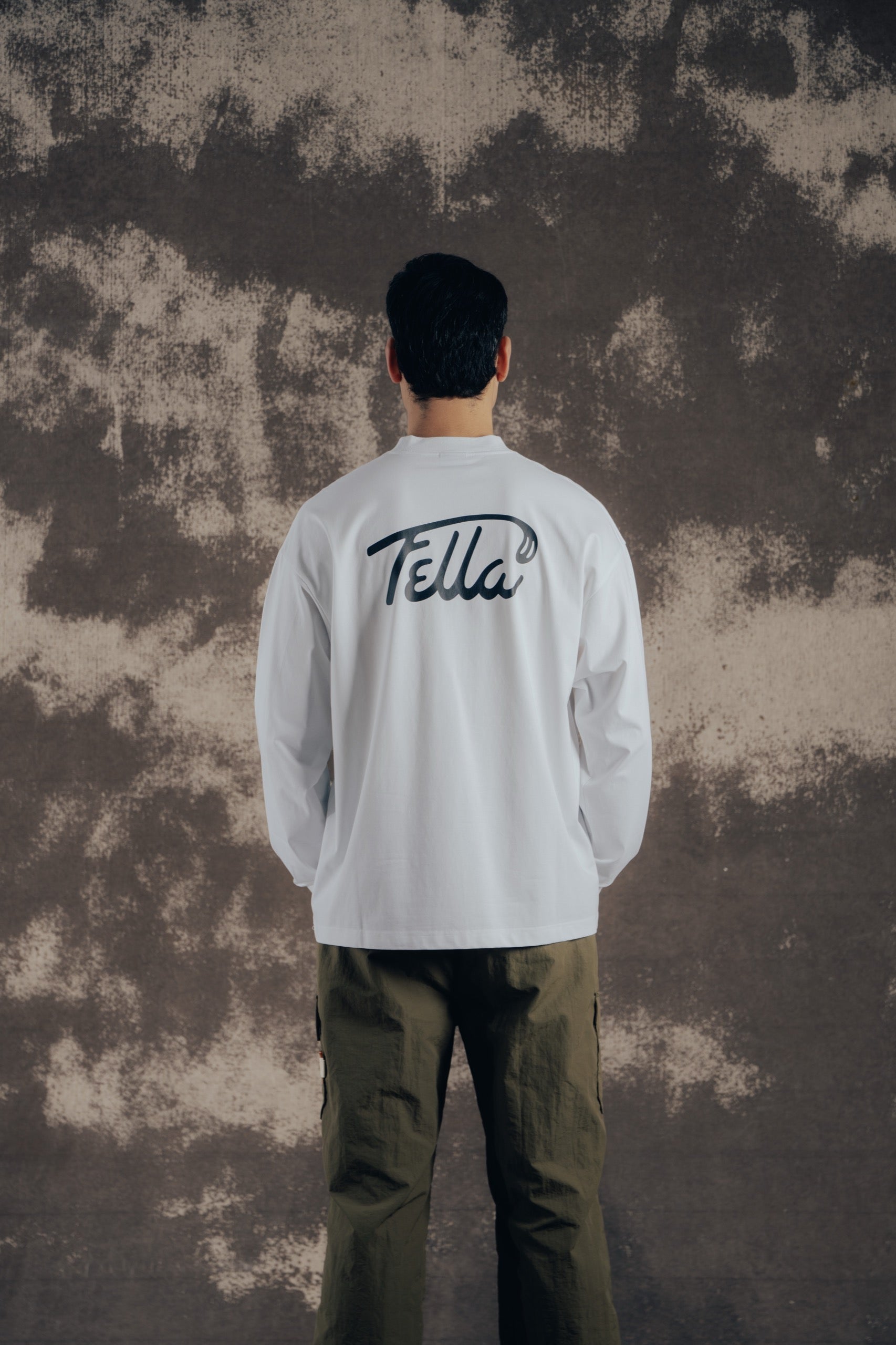 Fella Long Sleeve Mockneck Shirt - White