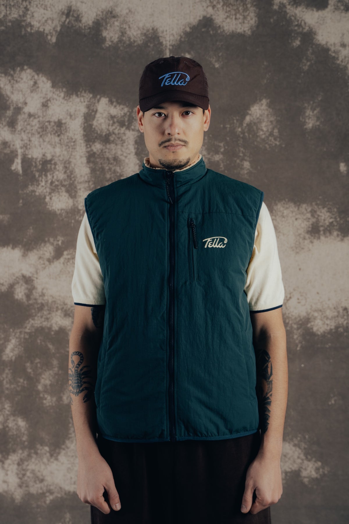 Reversible Bodywarmer - Fleece Golfcart Pattern